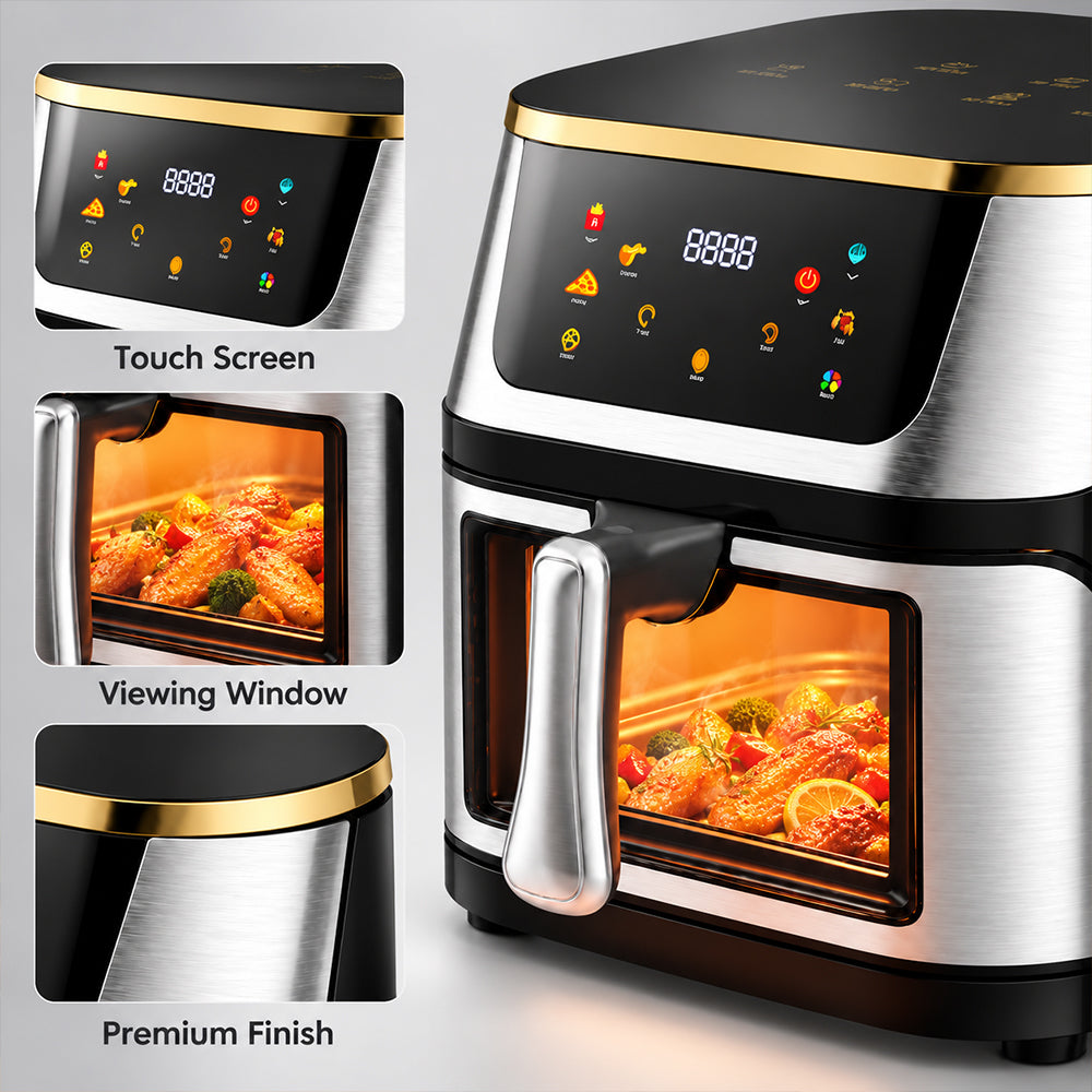Condere 2800W Digital Air Fryer with Touchscreen - 12L
