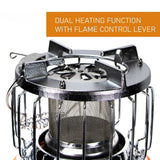 2-in-1 Portable Gas Cooker and Heater Top