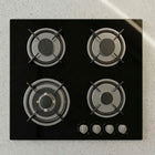 XMY Built-In Tempered Glass 4-Burner Gas Stove