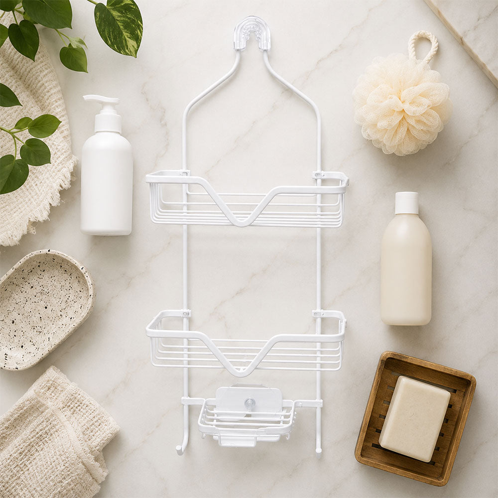 iStar 3-Tier Hanging Aluminium Shower Caddy Bathroom Storage Rack