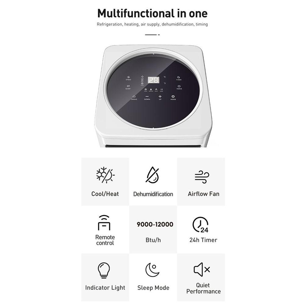 ISTAR-ST 12,000 BTU Portable Mobile Air Conditioner – Dual Motor