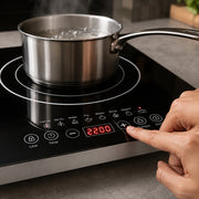 Condere Double Burner Induction Cooktop with Touch Controls