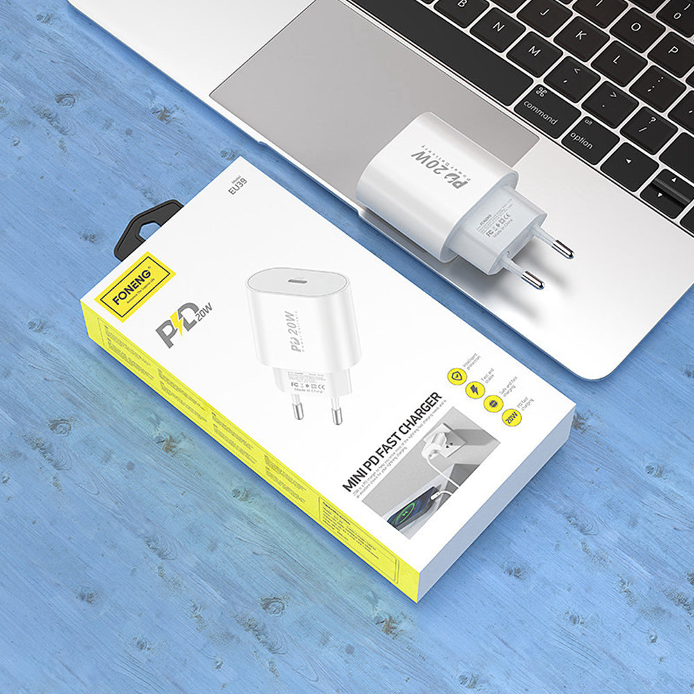 FONENG 20W USB-C PD Fast Wall Charger
