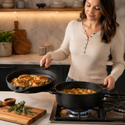 2-in-1 Multi Cooker Deep Pot with Frying Pan Lid - 26cm