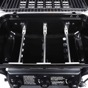 3-Burner Gas Grill with Precision Heat Monitoring – Mobile Outdoor BBQ
