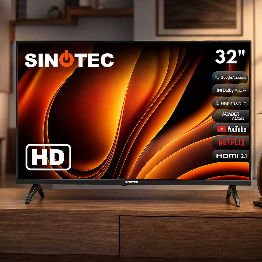 Sinotec 32-Inch HD LED Google Smart TV with Chromecast