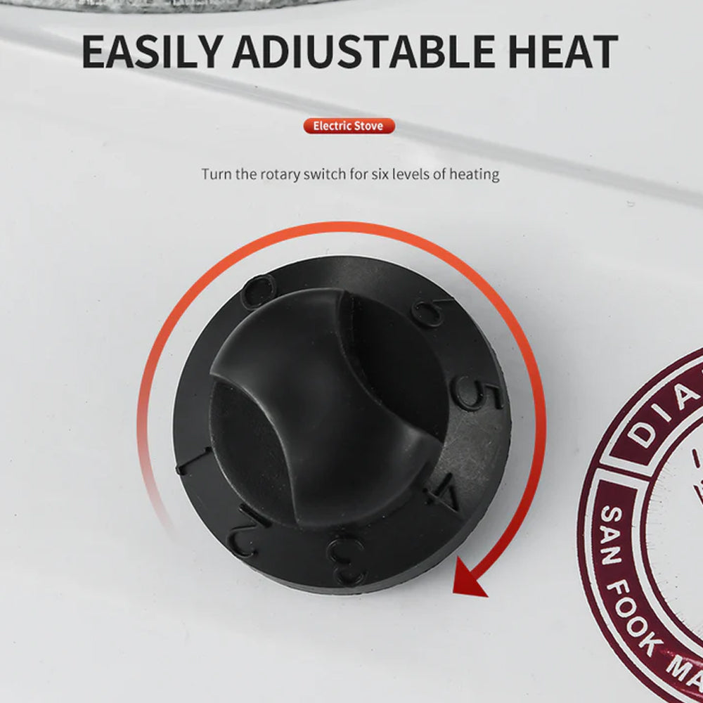 Electric Double Spiral Stove – Portable Dual Hot Plate