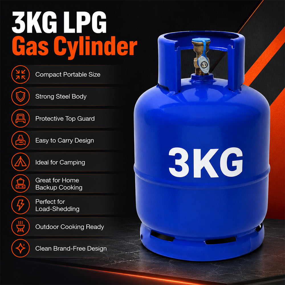 3kg Blue LPG Gas Cylinder