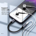 FONENG 3.5mm Female Audio Adapter Cable – Type-C / Lightning