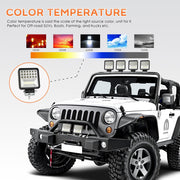 Istar-ST 4-Inch 126W Auxiliary Off-Road & Work Car Light - Pack Of 2