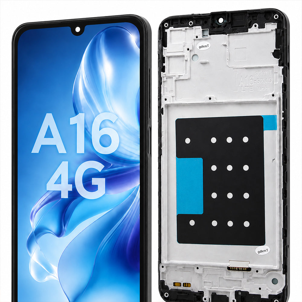 Original Screen & Digitizer with Frame for Samsung Galaxy A16 4G