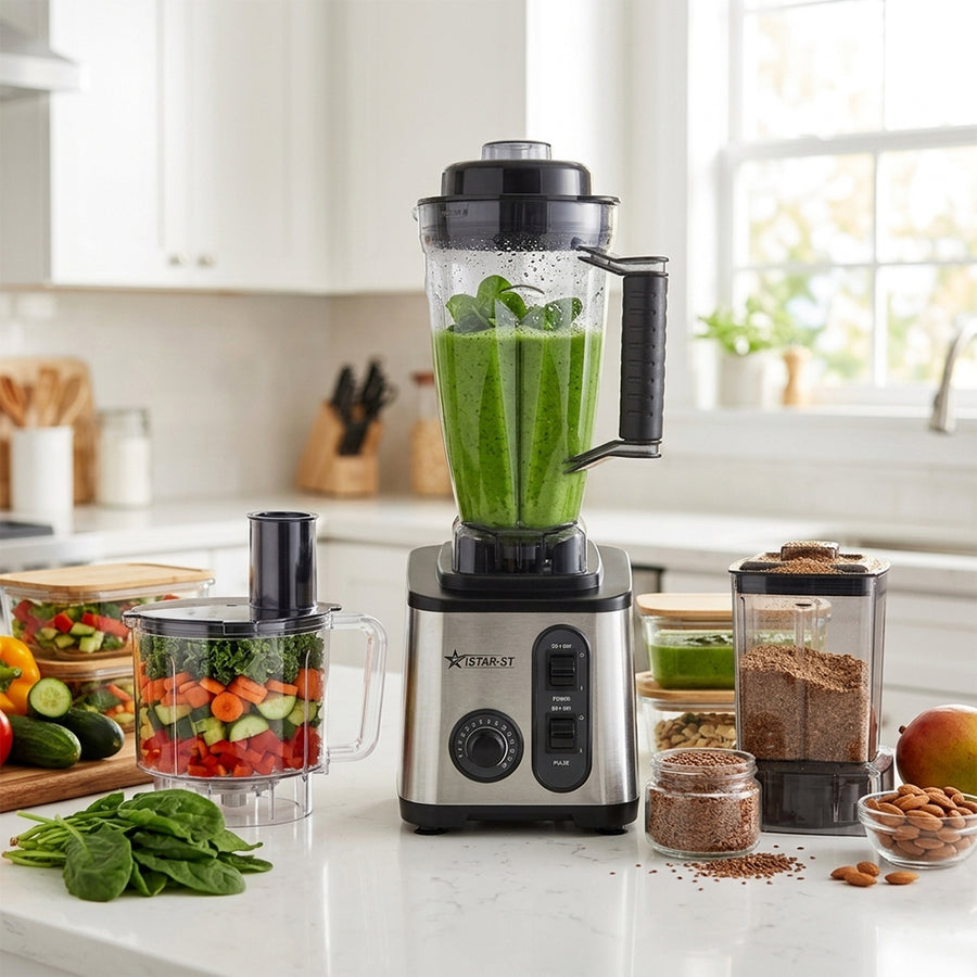 3-in-1 Multifunctional Kitchen Blender & Juicer – 350W Pure Copper Motor