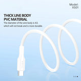FONENG 1m 60W Type-C to Type-C Fast Charging Cable