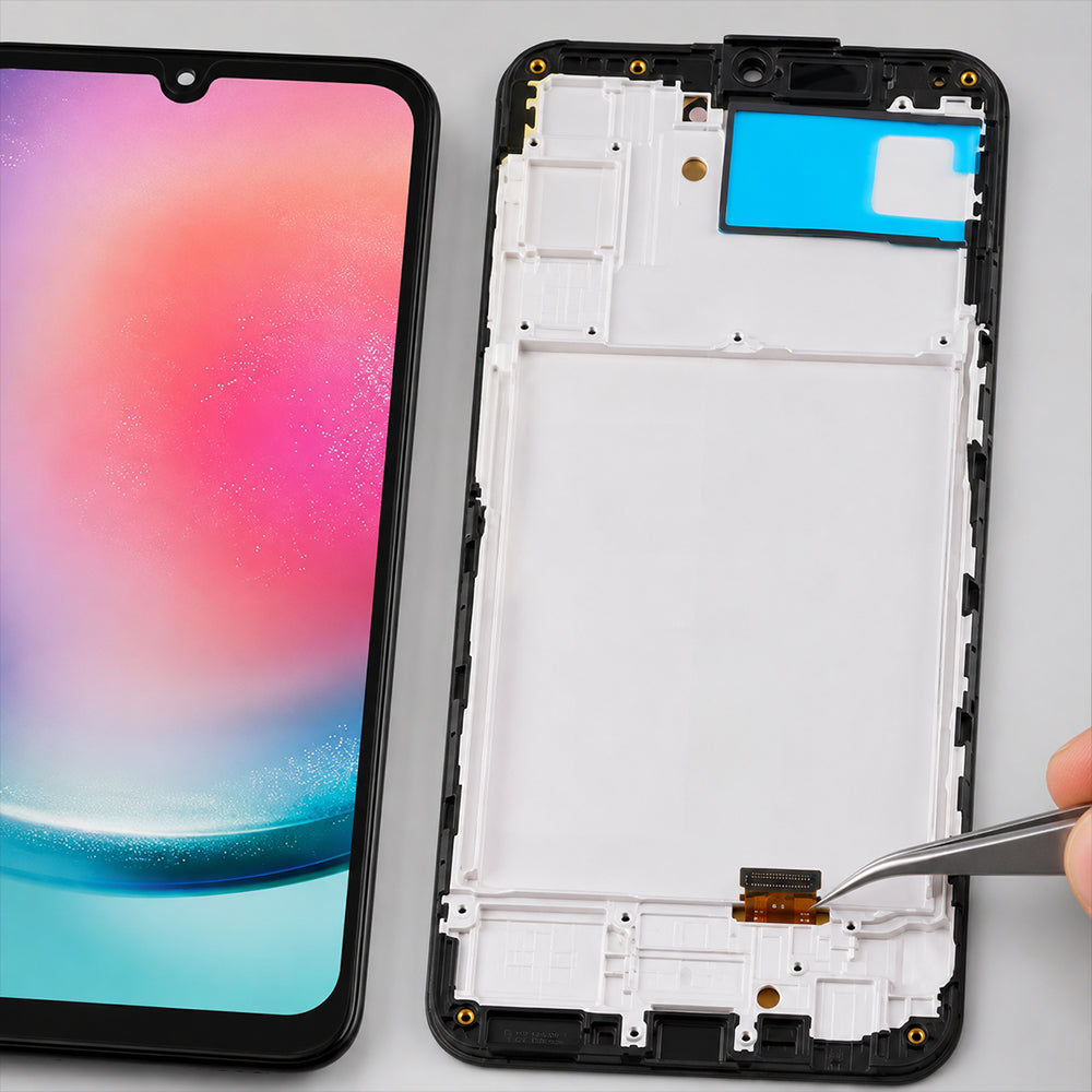 Premium OLED Screen & Digitizer with Frame for Samsung Galaxy A24