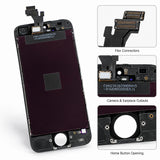 Replacement LCD Screen & Digitizer for iPhone 5s - Black & White