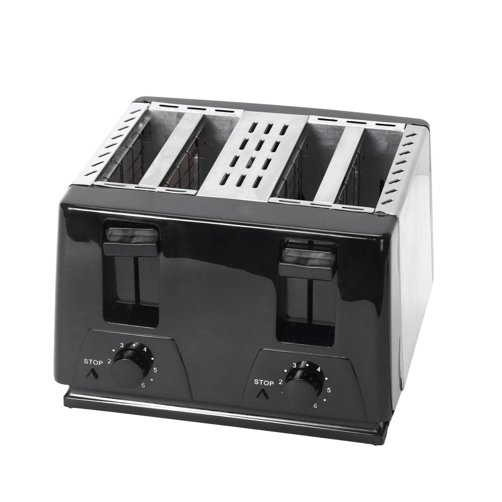 4 Slot Toaster 1300W – 6 Temperature Settings Stainless Steel
