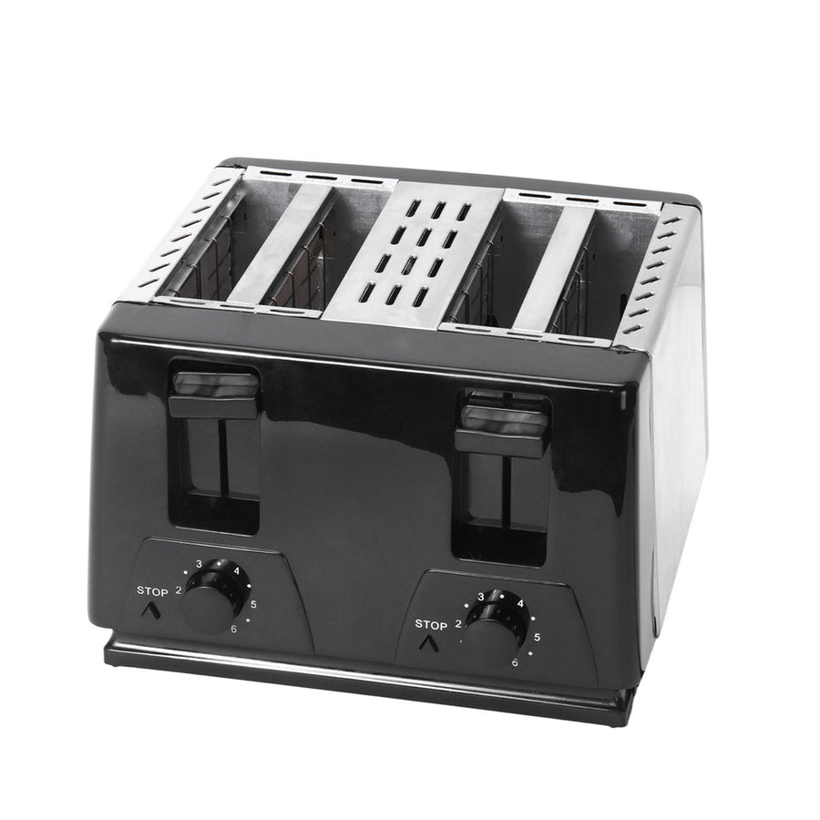 4 Slot Toaster 1300W – 6 Temperature Settings Stainless Steel
