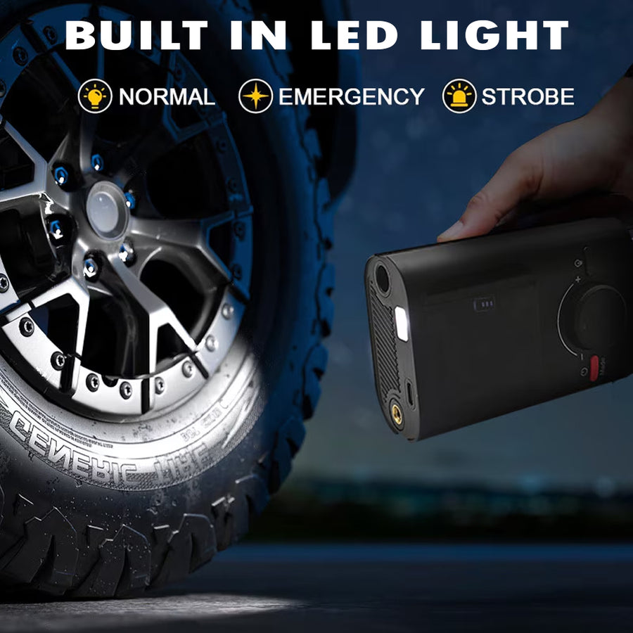 iStar 150 PSI Portable Rechargeable Tyre Inflator with LED Light