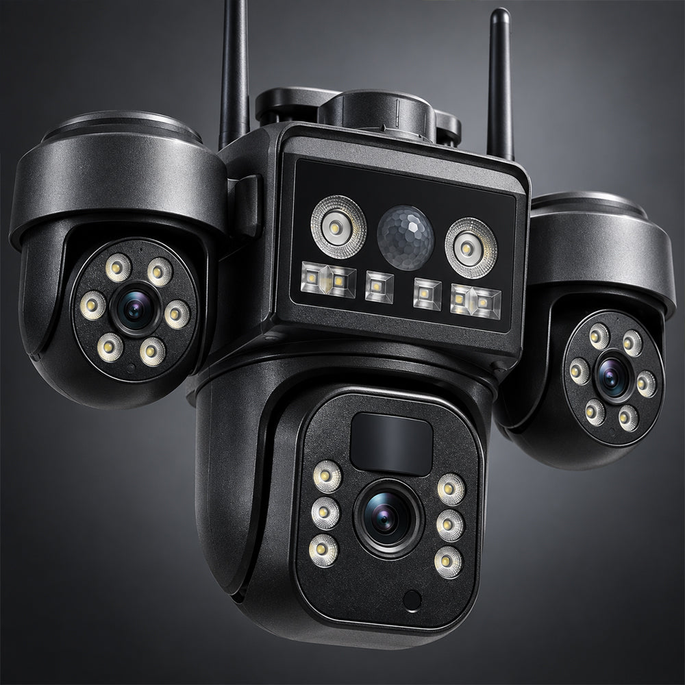 4G LTE Solar-Powered Outdoor Security Camera with EseeCloud App