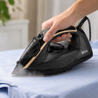 iStar 2200W Steam Iron with Ceramic Soleplate - Black & Gold