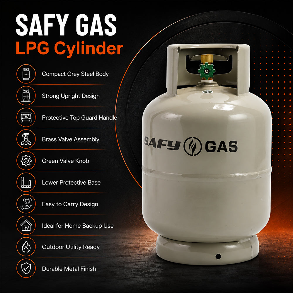 SAFY 9kg LPG Gas Cylinder Empty