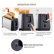 iStar 2 Slice Toaster – 6 Level Adjustable Temperature 900W