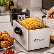 4L Electric Deep Fryer 2000W with Adjustable Temperature Control