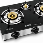 Aruif 3-Burner Tempered Glass Gas Stove