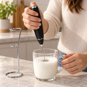 Handheld Milk Frother with Stand