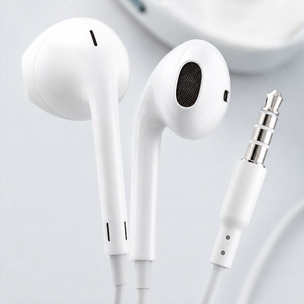 FONENG T34 3D Music Half In-Ear Wired Earphones with Microphone
