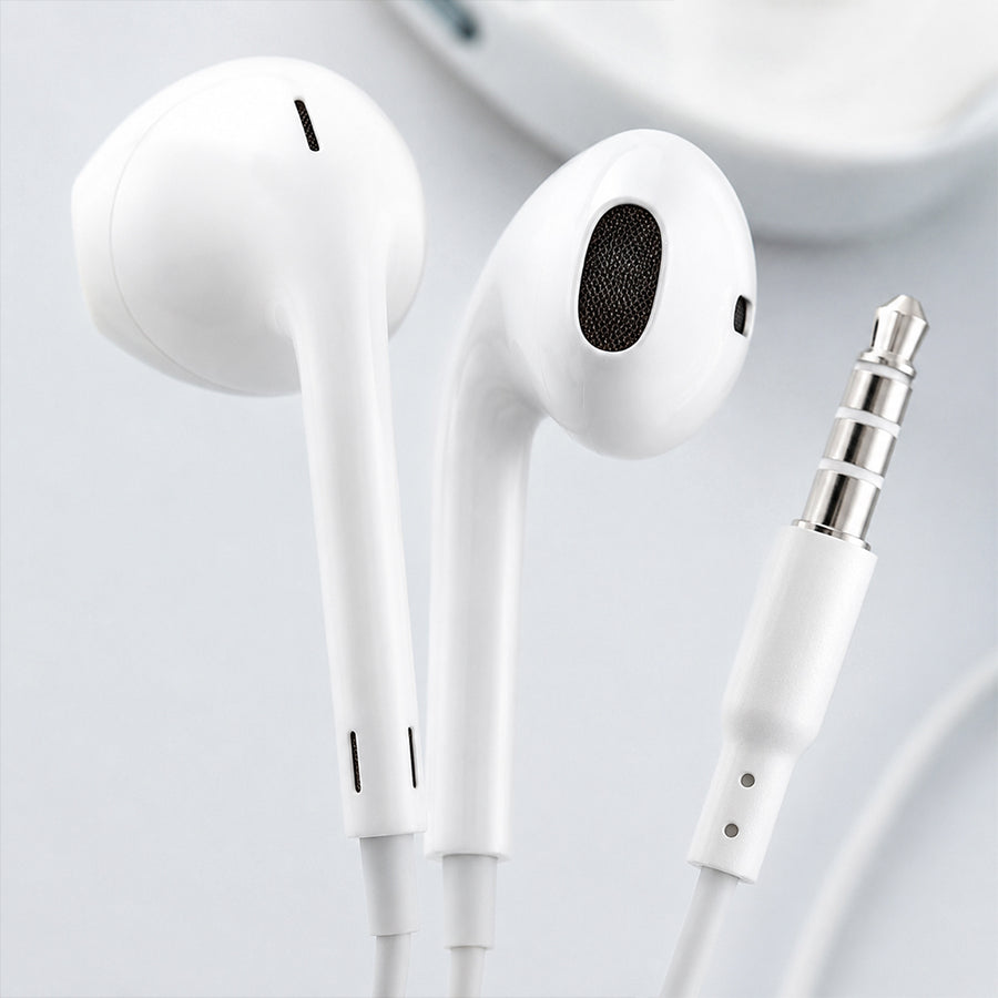 FONENG T34 3D Music Half In-Ear Wired Earphones with Microphone