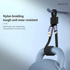 FONENG X95 1.2m 3A Metal Head Braided Charging Cable