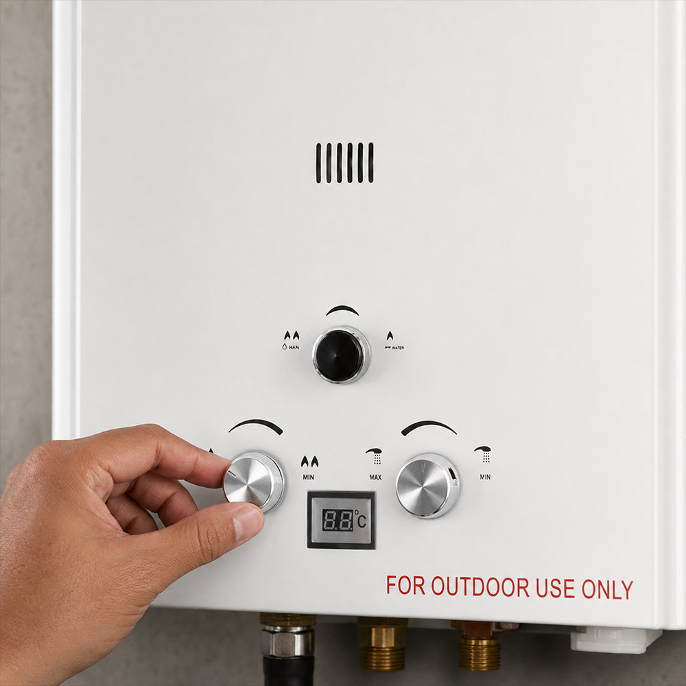 Condere 16L LPG Tankless Gas Water Heater & Gas Geyser