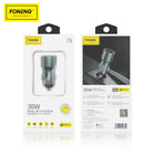 FONENG 36W Dual USB-A QC3.0 Fast Car Charger