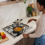XMY 4-Burner Stainless Steel Built-In LPG Gas Hob