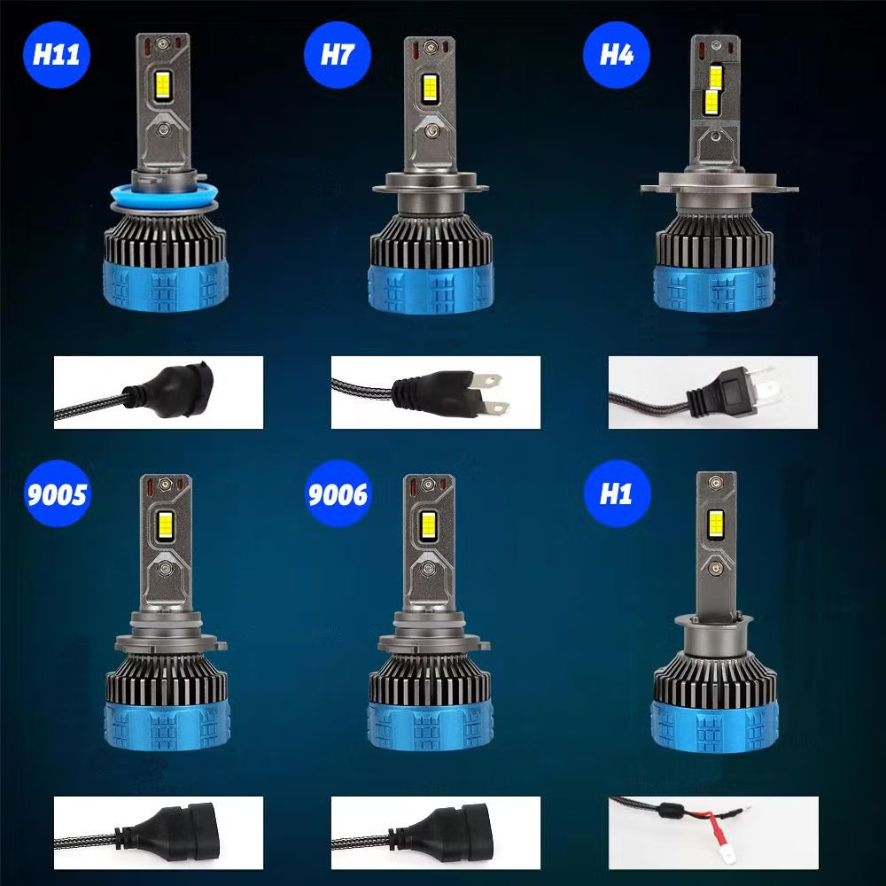 iStar 250W 7500LM LED Headlight Bulb – Universal Fit (H4 / H7 / H11 / 9005 etc.)