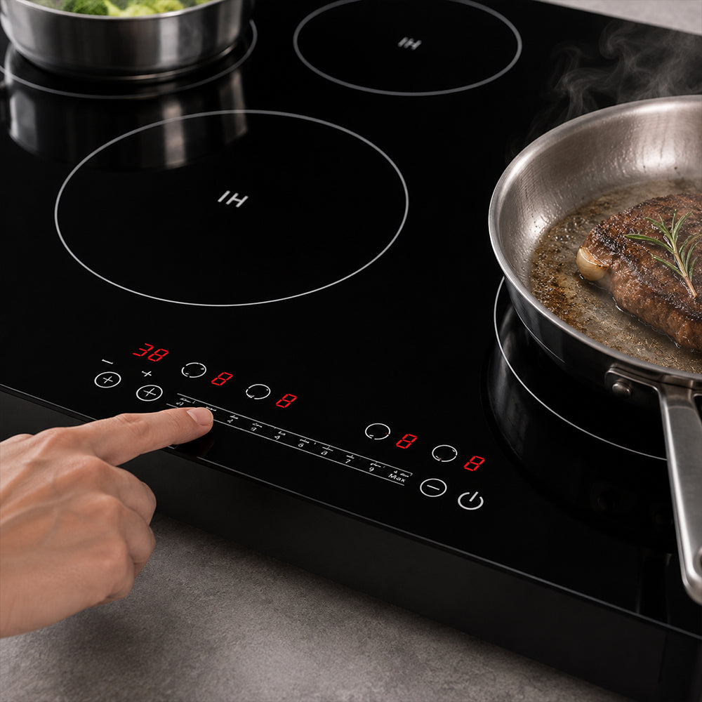 Condere 4-Zone Induction Cooktop with Touch Controls