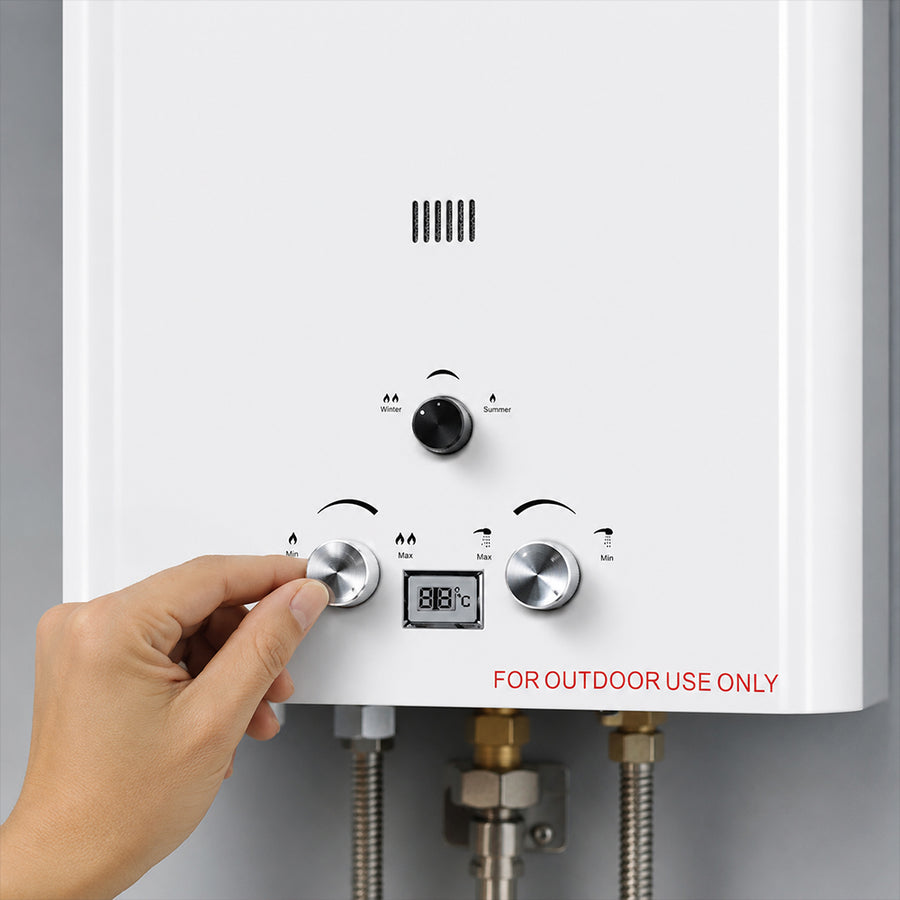 Condere 20L LPG Tankless Gas Water Heater & Gas Geyser