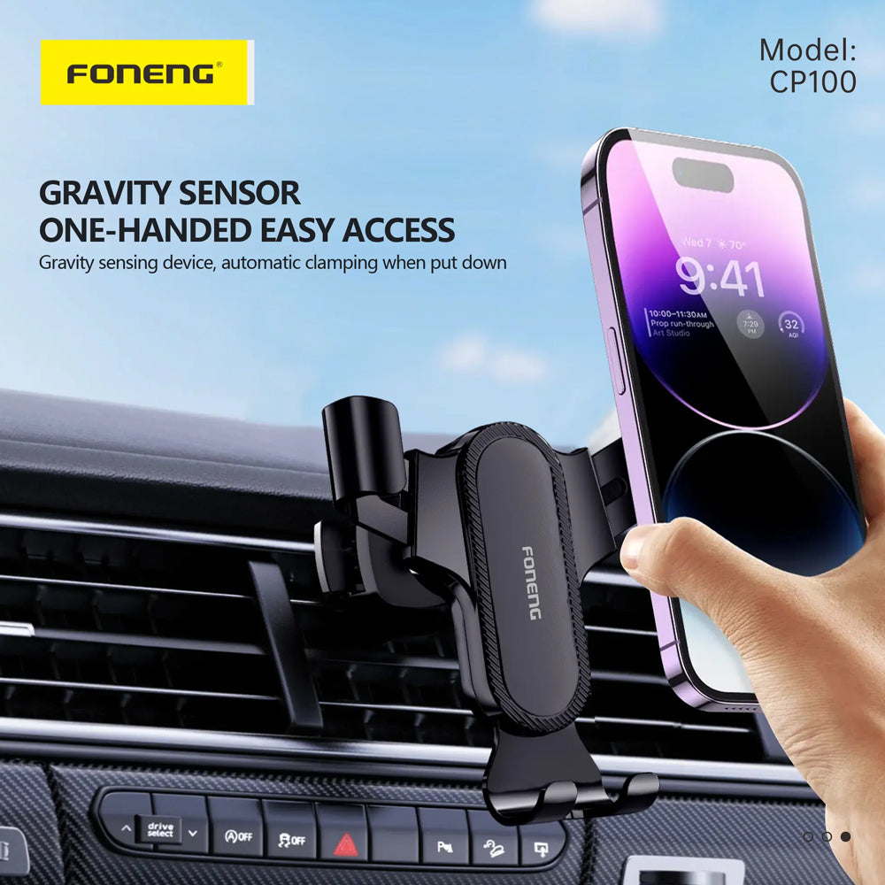 FONENG Gravity Air Vent Car Phone Holder