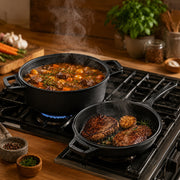 2-in-1 Multi Cooker Deep Pot with Frying Pan Lid - 26cm