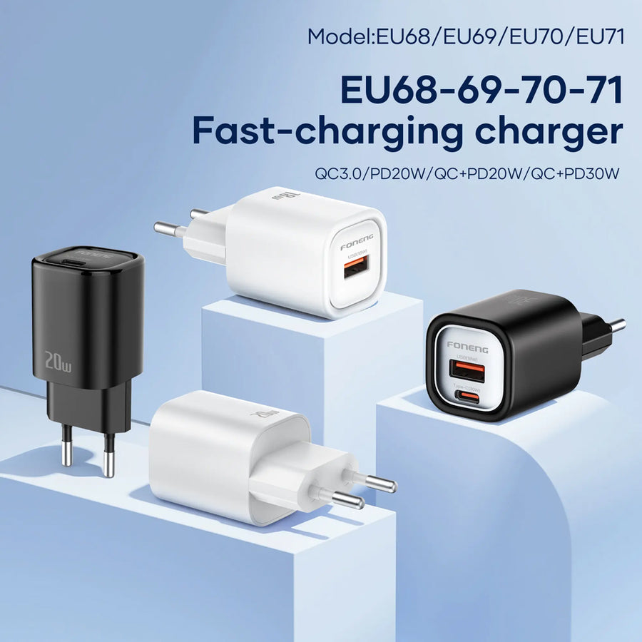 FONENG 20W USB-C PD Fast Wall Charger