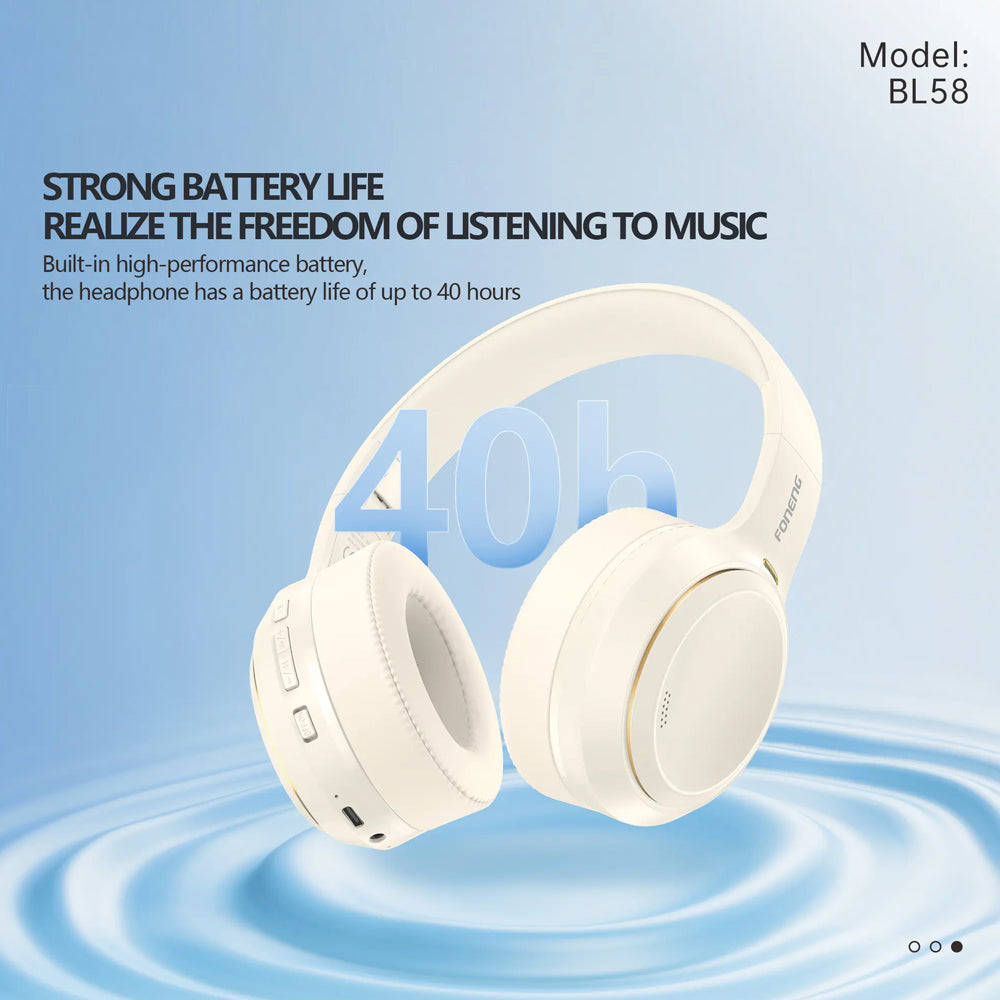 FONENG BL58 Foldable Bluetooth Wireless Headphones