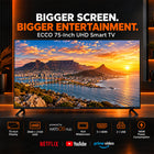 ECCO 4K UHD webOS Hub Smart TV - 75 Inch