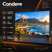 Condere 32-Inch HD Ready Bezel-Less Smart LED TV