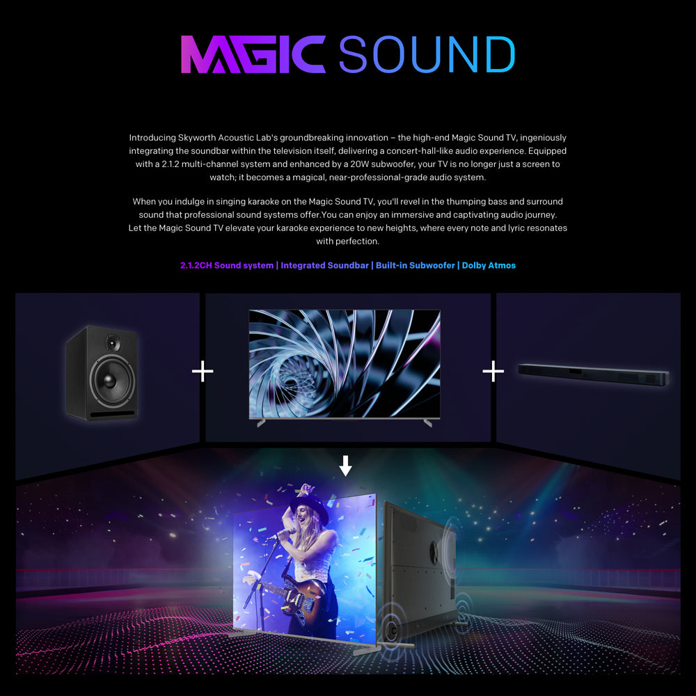 Skyworth 86" 4K QLED Google TV – 86Q7600G