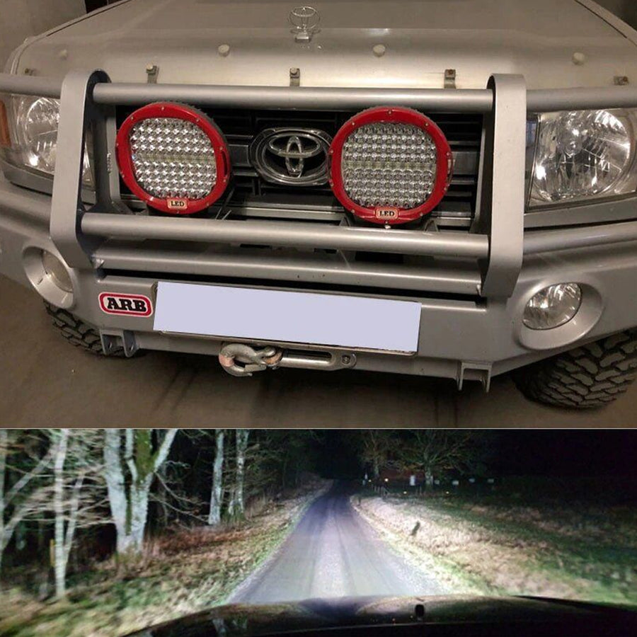 iStar Round LED Spot & Flood Combo Light – 2 Pack