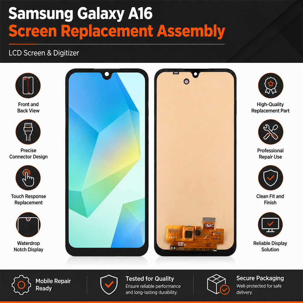 Standard LCD Screen & Digitizer for Samsung Galaxy A16 4G