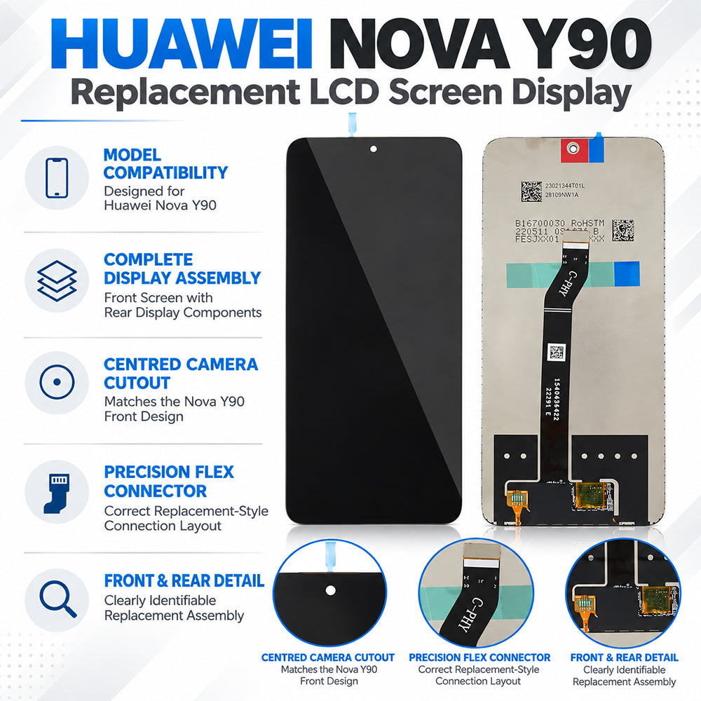 Replacement LCD Screen & Digitizer for Huawei Nova Y90
