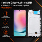Premium OLED Screen & Digitizer with Frame for Samsung Galaxy A24