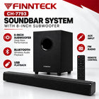 Finnteck Wireless Bluetooth Soundbar with Subwoofer
